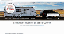 Desktop Screenshot of locationroulotte.com